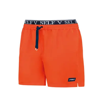 Pánské plavky SM25-26 Summer Shorts neonově oranžové - Self