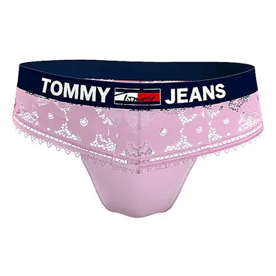 Dámská tanga Jeans Lace UW0UW03950-TOB - Tommy Hilfiger