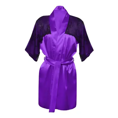 DKaren Housecoat Barbara Violet Violet