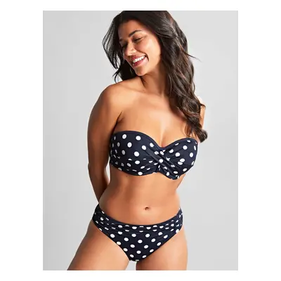 Vrchní díl plavek Swimwear Anya Riva Spot Bandeau Bikini navy/vanilla SW1453