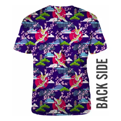 Aloha From Deer Barevné jeřáby Tričko TSH AFD914 Purple