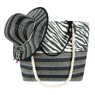 Art Of Polo Bag&Hat Tr22102-3 Black/White