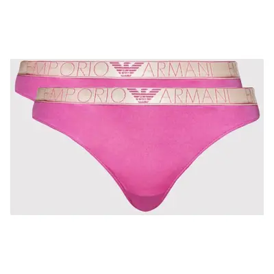 Dámské kalhotky 163334 2R235 05873 - růžová - Emporio Armani Růžová