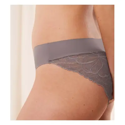 Dámské kalhotky Body Make-Up Illusion Lace Highleg Tai - GRAY - šedé 3091 - TRIUMPH GRAY