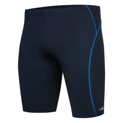 AQUA SPEED Plavky Blake Navy Blue/Blue Pattern 42