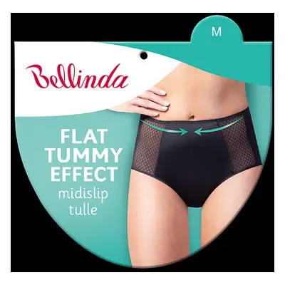 Dámské stahovací kalhotky FLAT TUMMY EFFECT MIDISLIP - BELLINDA - černá