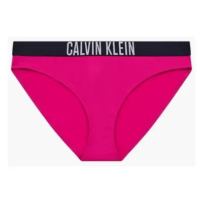 Spodní dil plavek KW01728 T01 růžová - Calvin Klein růžovo-černá