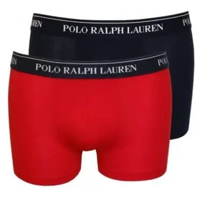 Pánské boxerky GB- 2 pack - Ralph Lauren modrá - červená