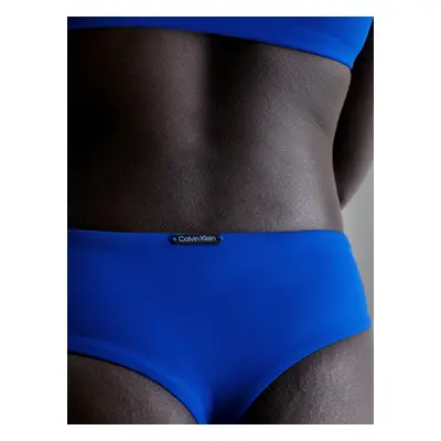 Dámské plavkové kalhotky KW0KW02046 C66 modré - Calvin Klein