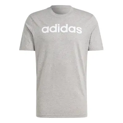 Adidas Essentials Single Jersey Lineární vyšívané logo Tee M IC9277 Muži