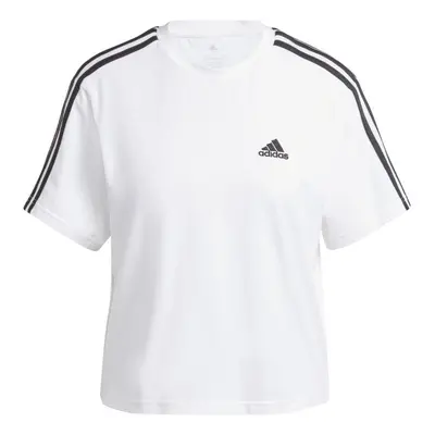 Adidas Essentials Tričko s třemi pruhy Crop Top W HR4915