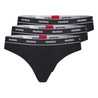 BOSS Dámská tanga 3Pack Stripe 50469681-001 - HUGO