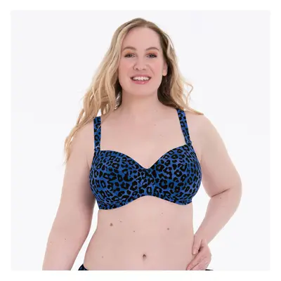 Style Luna Top Big Cup Bikini - horní díl 8787-1 fusion blue - RosaFaia 389 fusion blue