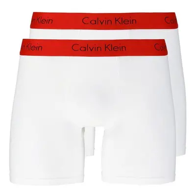 Pánské boxerky NB1464A-RGQ - Calvin Klein bílá-červená