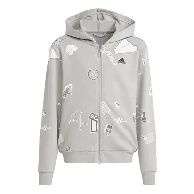 Adidas Biuv Zip Hoodie Jr IS3755 Mikina s kapucí