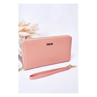 Large Leather Wallet Big Star Pink