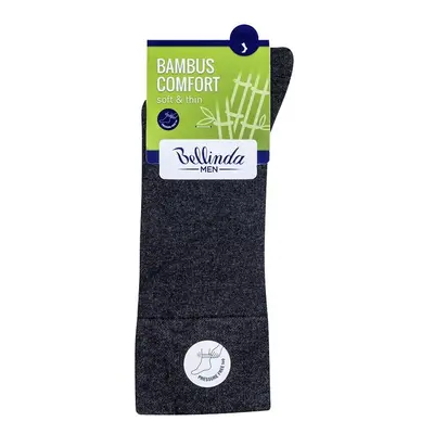 Bambusové klasické pánské ponožky BAMBUS COMFORT SOCKS - BELLINDA - šedá