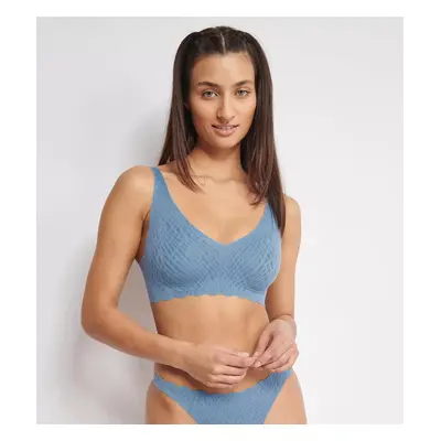 Dámská podprsenka ZERO Feel Bliss Soft bra - BLUE - sv. modrá 7401 - SLOGGI BLUE