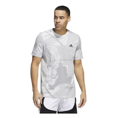 Pánské tričko Iginite Aop Tee M HL0087 - Adidas