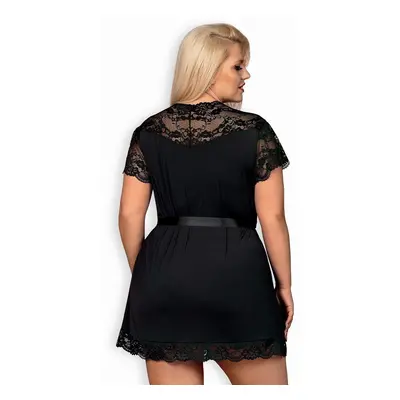 Elegantní župan 810 - PEI black XXL - Obsessive černá