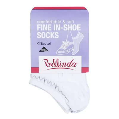 Dámské nízké ponožky FINE IN-SHOE SOCKS - BELLINDA - bílá