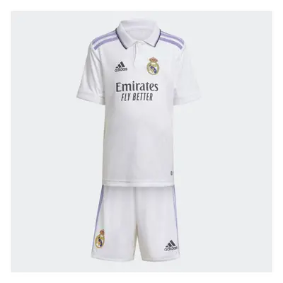 Dětský fotbalový set Real Madrid H Mini Jr HA2667 - Adidas bílá s fialovou