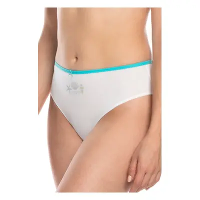 Dámské bikiny FIGS L-122BI-47 3-pack bílo-tyrkysová