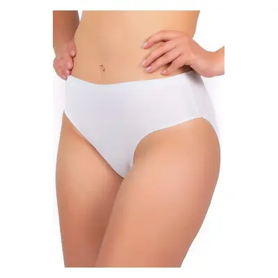 Bezešvé kalhotky Maxi Bikini bílé