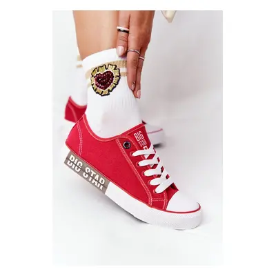 Women's Sneakers BIG STAR Red