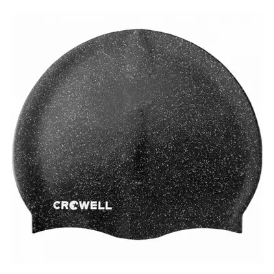 : Crowell Recycling Pearl silikonová plavecká čepice černá col.1