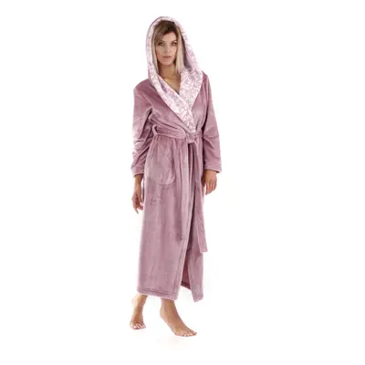 Dámský župan Flora s kapucí 3956 mauve mist - Vestis S