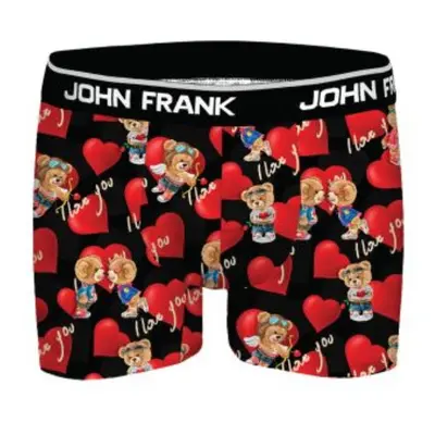 Pánské boxerky John Frank JFBD03-VD Černá