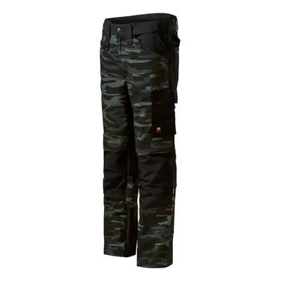 Vertex Camo pracovní kalhoty pánské camouflage dark gray 60