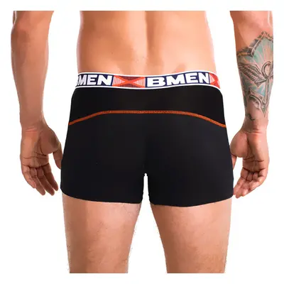 Pánské boxerky s 3D flex bavlnou vhodné pro sport 3D FLEX AIR BOXER - BELLINDA - černá