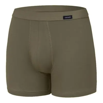 Pánské boxerky 092 Authentic plus khaki - CORNETTE khaki