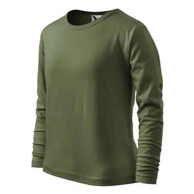 Fit-T LS triko dětské khaki 134 cm/8 let