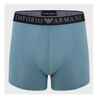 Pánské boxerky 2PACK 111769 3F720 29921 zeleno-černé - Emporio Armani