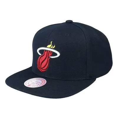 Mitchell & Ness NBA Miami Heat Top Spot Snapback Hwc Heat Cap HHSS2976-MHEYYPPPBLCK