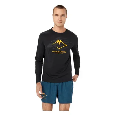 Asics T-shirt Fujitrail Logo LS Top M 2011C987-001 pánské