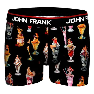 Pánské boxerky John Frank JFBD356 černá