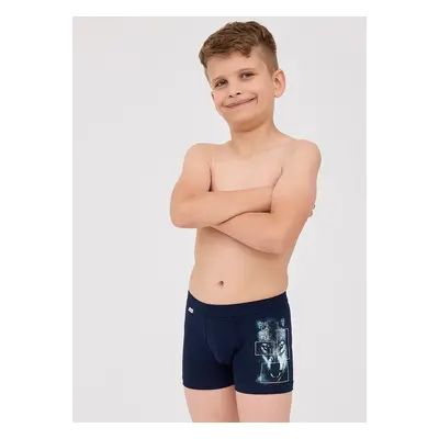 Boxerky Cornette Young Boy 700/142 Wolf 134-164 tmavě modrá