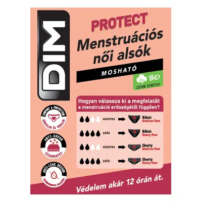 Dámské kalhotky MENSTRUAL midislip Černá - BELLINDA černá