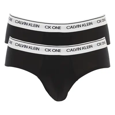 Slipy 2pcs NB2383A BNM černá - Calvin Klein černá