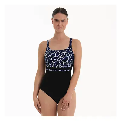 Style Melilla Care-jednodílné plavky 6221 schwarz/pool blue - Anita Care 465 schwarz/pool blue