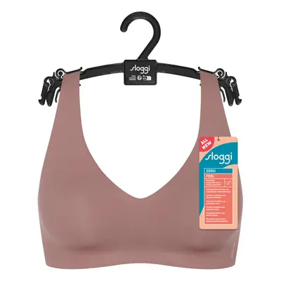 Měkká dámská podprsenka SLOGGI ZERO FEEL 2.0 SOFT BRA MOCCA