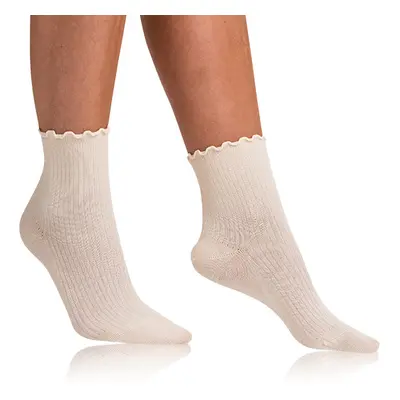 Dámské ponožky FANCY MODAL SOCKS - BELLINDA - smetanová