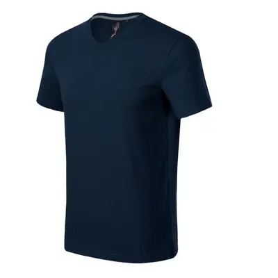 Malfini Action Tričko s výstřihem do V M MLI-70002 navy blue pánské