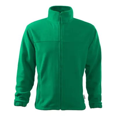 Jacket fleece pánský středně zelená S