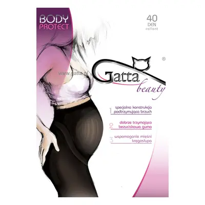 Těhotenské punčochové kalhoty Gatta Body Protect 40 den golden/odd.béžová