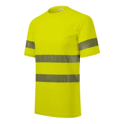 HV Dry tričko unisex fluorescenční žlutá S